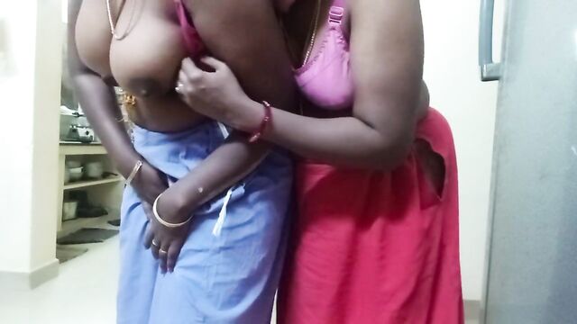 Indian tamil aunty lesbian romance show