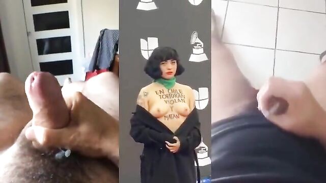 Mon Laferte Tetas (Cum)