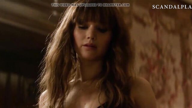Jennifer Lawrence Sex Scene in Lingerie on ScadalPlanetCom
