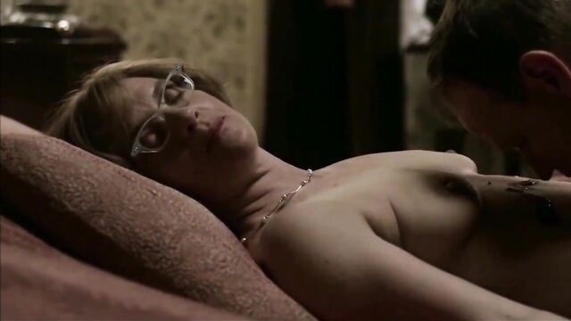 Cilla Thorell in sex scene from Det mest forbjudna (2016)