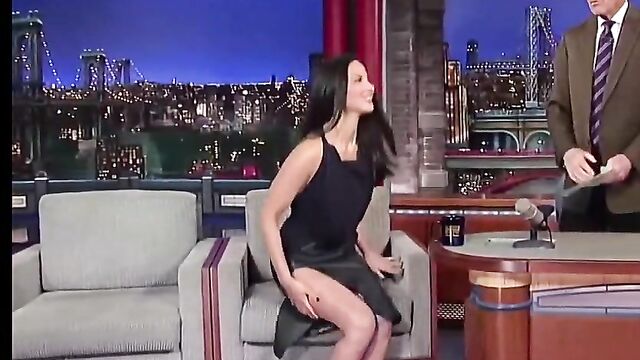 Olivia Munn Crossing Legs