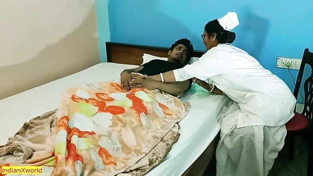 Indian sexy nurse, best xxx sex in hospital!! Sister, please let me go!!