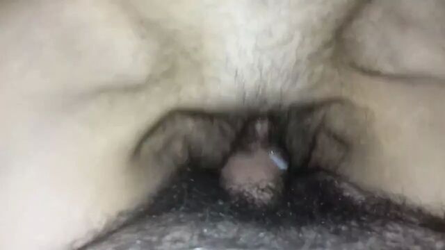 Cumming inside a mature woman