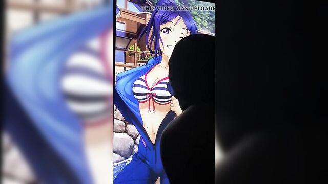 lovelive Matsuura Kanan: Kiss masturbation & Bukkake2