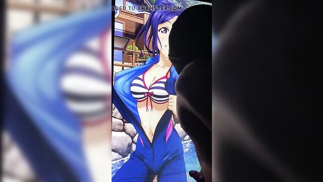 lovelive Matsuura Kanan: Kiss masturbation & Bukkake2