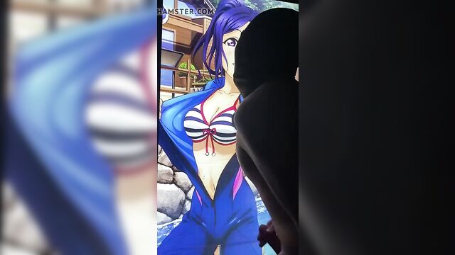 lovelive Matsuura Kanan: Kiss masturbation & Bukkake2