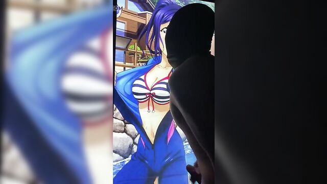 lovelive Matsuura Kanan: Kiss masturbation & Bukkake2