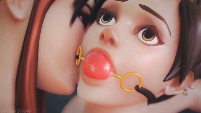 TRACER IS SUCH A SLUTTY LESBIAN 3D SFM - 2020 RE-UPLOADED