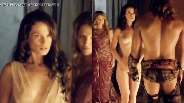 7 Dressed Undressed Girls From The TV Show Spartacus