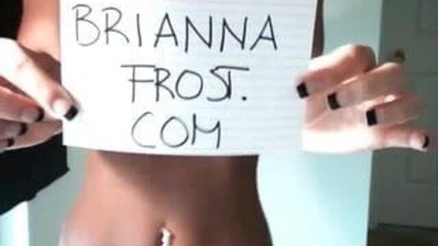 Brianna Frost Strip Pussy & Ass