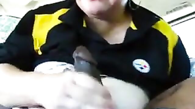 Steelers Fan Sucking Dick In A Car