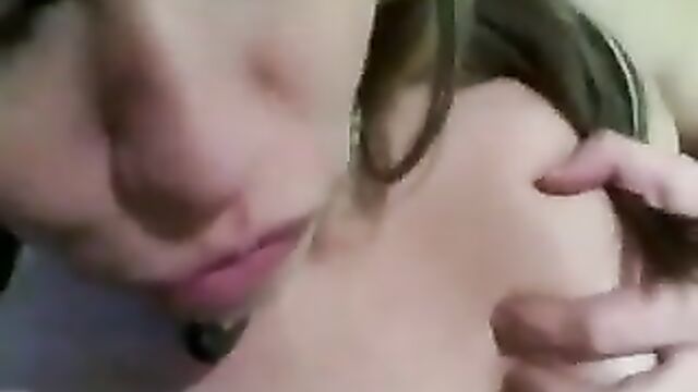 Big facial cum shot during one night stand