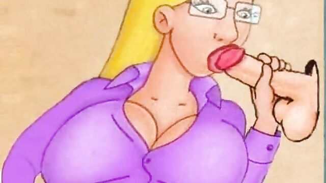 Glory Hole! Animation cartoon!