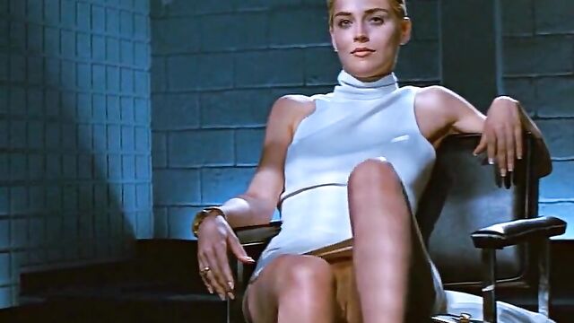 Sharon Stone Crossing Legs