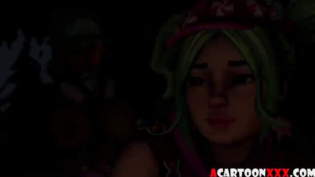 Fortnite futanari having sex with sexy hero