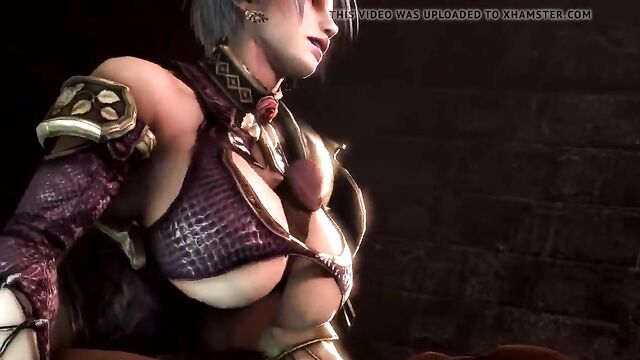 Big Ass Ivy From behind and titfuck (Soul Calibur 3D Hentai)