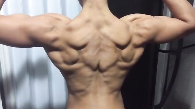 Female muscle back
