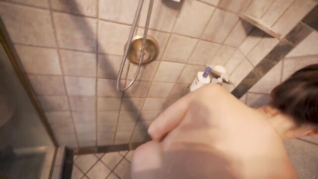 FRENCH STEPMOM SHOWERING W STEPSON COMPLETE- ImMeganLive WCA