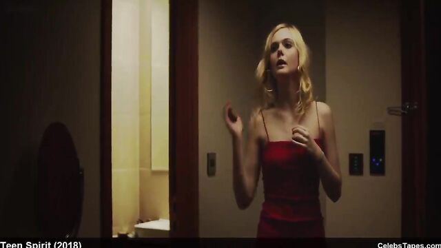 celebrity elle fanning sexy clip scenes