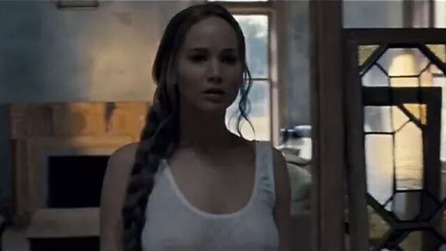 Jennifer Lawrence Nude Tits & Butt In See Through Nightie