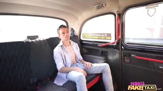 Female Fake Taxi, Shalina Devine sitting on his face