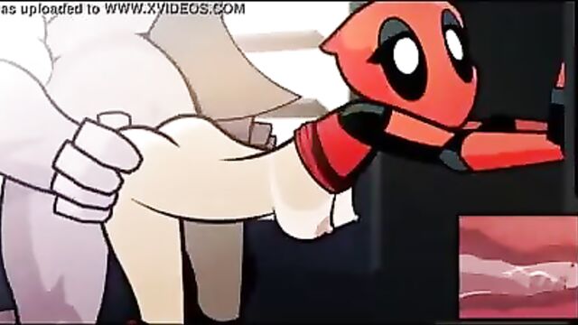 Lady Deadpool and kingpin animation