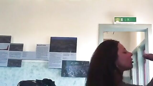 Teacher Gets Fucked While Students Are Outside