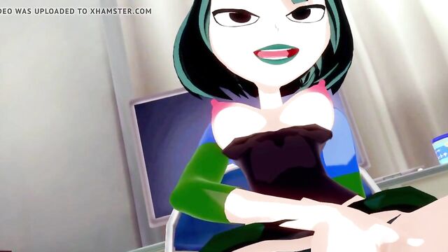 Gwen Rubbing Her Pale Pussy - Total Drama Island