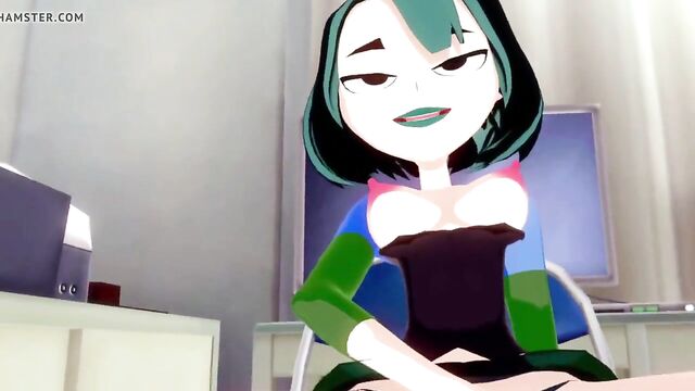 Gwen Rubbing Her Pale Pussy - Total Drama Island