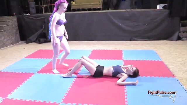 Schoolgirl pin wrestling - FW-16 demo