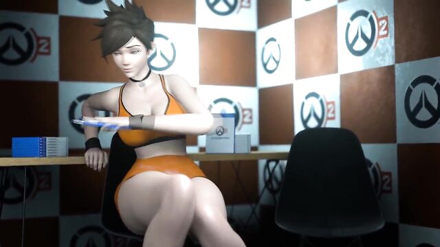 Tracer Selling Overwatch 2 (Animation With Sound)