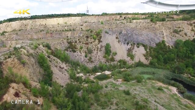 Nude beach sex, voyeurs video taken by a drone