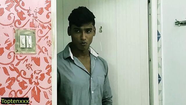 Indian hot teen has best sex with his innocent sexy Bhabhi