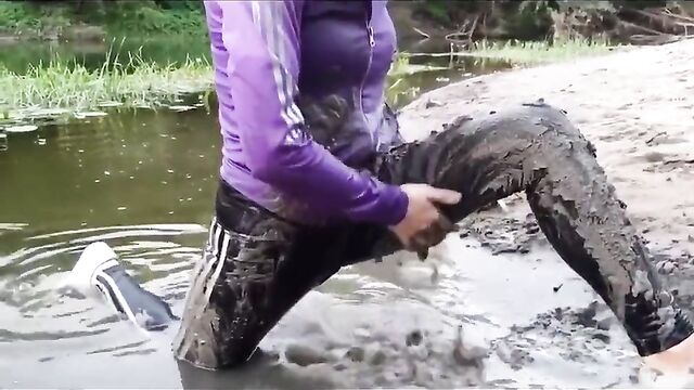 adidas leggings wet &mud