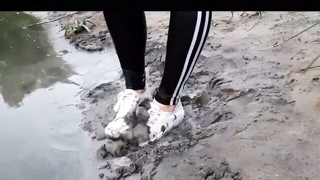 adidas leggings wet &mud