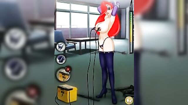 Jessica Rabbit loves bdsm before sex machine Hentai sex game