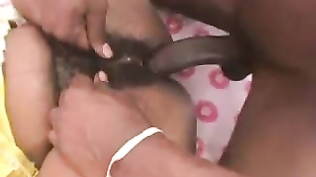 Black Milf big areolas and Hot Hairy Pussy