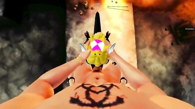 Bowserette gets Dicked in all holes