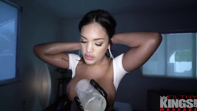 Sexy Latina Alina Belle Gets Deep Tissue Sexual Massage FULL SCENE