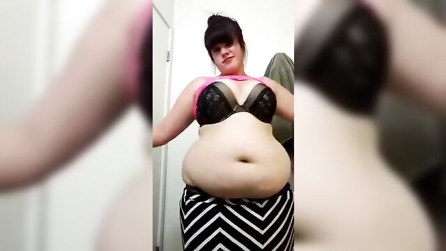 dancing chubby belly