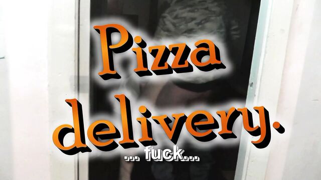 Pizza delivery. Pizza delivery man fucke doggystyle Milf in kitchen and cum in pussy. Creampie. Cumshot. Sex doggy style