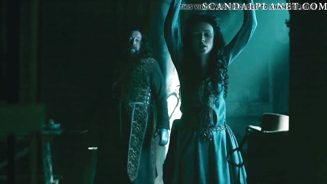 Karen Hassan Naked Whipping in Vikings On ScandalPlanet.Com