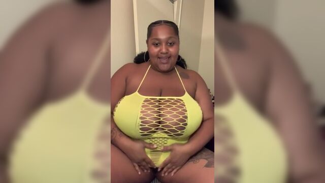 Busty Black BBW JOI