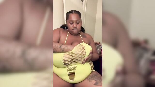 Busty Black BBW JOI