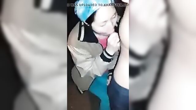 Shy kazakh girl suck kazakh dick first time on camera
