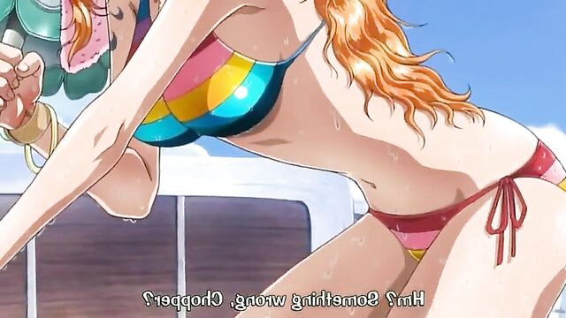 Nami very sexy & bitch in bikini (One Piece)