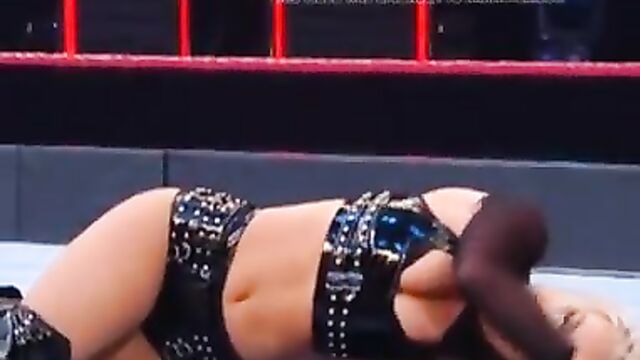WWE - Liv Morgan on the mat