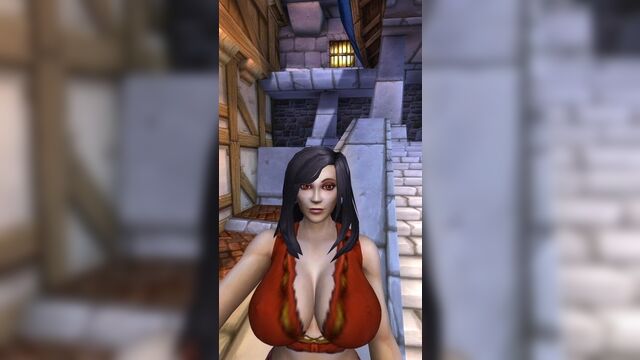 Human Female sexy dance (World of Warcraft thick mod)