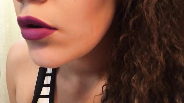 ASMR Hot Lips Kissing JOI - Lipsticks