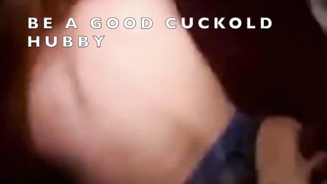 Cuckold Training for A Happy Couple with Captions